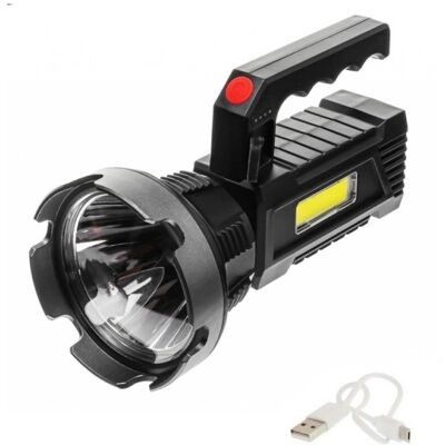 OEM LED Επαναφορτιζόμενος Διπλός Φακός 50W Ψυχρό Λευκό με 4 Λειτουργίες Φωτισμού CB-T100 OEM LED Επαναφορτιζόμενος Διπλός Φακός 50W Ψυχρό Λευκό με 4 Λειτουργίες Φωτισμού CB-T100