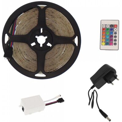 OEM Αδιάβροχη Led Ταινία 12V 5m με Τηλεχειριστήριο και Τροφοδοτικό RGB IP65 RZ-0015 OEM Αδιάβροχη Led Ταινία 12V 5m με Τηλεχειριστήριο και Τροφοδοτικό RGB IP65 RZ-0015