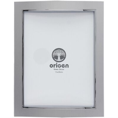 Ασημί Ορθογώνιο Πλαίσιο Φωτογραφίας Signes Grimalt - 23x18cm Ασημί Ορθογώνιο Πλαίσιο Φωτογραφίας Signes Grimalt - 23x18cm