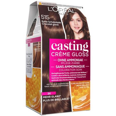 βαφή μαλλιών L'oréal Casting Crème Gloss Hair Color - 515 Chocolat Glacé Brown One Size βαφή μαλλιών L'oréal Casting Crème Gloss Hair Color - 515 Chocolat Glacé Brown One Size