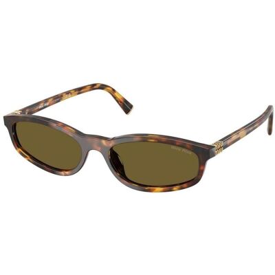 óculos de sol Miu Miu 0MU A06S 14L09Z Brown ACC 54 óculos de sol Miu Miu 0MU A06S 14L09Z Brown ACC 54