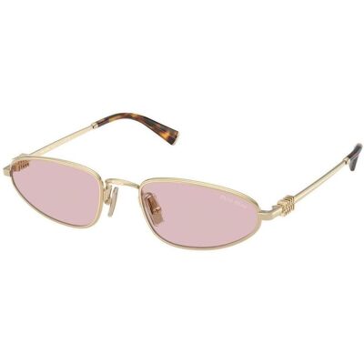 óculos de sol Miu Miu 0MU A52S ZVN4I0 Gold ACC 52 óculos de sol Miu Miu 0MU A52S ZVN4I0 Gold ACC 52