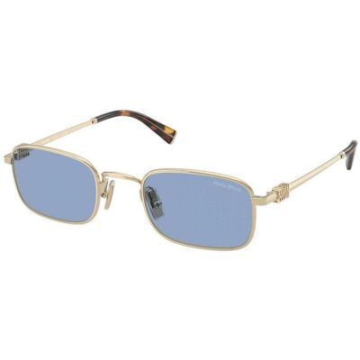 óculos de sol Miu Miu 0MU A53S ZVN60O Gold ACC 52 óculos de sol Miu Miu 0MU A53S ZVN60O Gold ACC 52