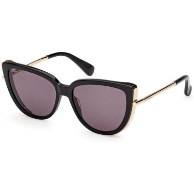 óculos de sol Max Mara LIZ1 MM0095 01A Black ACC 56 óculos de sol Max Mara LIZ1 MM0095 01A Black ACC 56