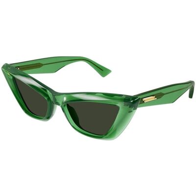 óculos de sol Bottega Veneta BV1101S 010 Green ACC 53 óculos de sol Bottega Veneta BV1101S 010 Green ACC 53