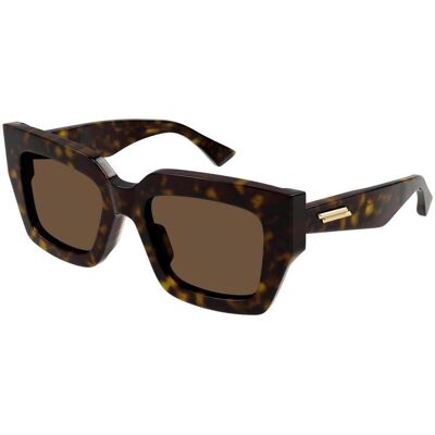 óculos de sol Bottega Veneta BV1212S 002 Brown ACC 52 óculos de sol Bottega Veneta BV1212S 002 Brown ACC 52