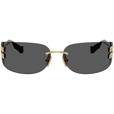 óculos de sol Miu Miu 0MU A51S 5AK5S0 Gold One Size óculos de sol Miu Miu 0MU A51S 5AK5S0 Gold One Size