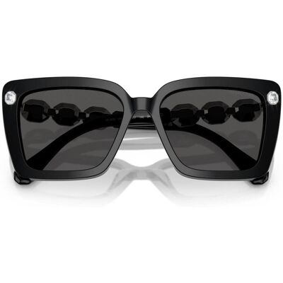 óculos de sol Swarovski 0SK6032 100187 Black ACC 55 óculos de sol Swarovski 0SK6032 100187 Black ACC 55