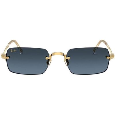 óculos de sol Ray-ban Rettangolare - Unisex 0RB3928 001/S2 Gold ACC 54 óculos de sol Ray-ban Rettangolare - Unisex 0RB3928 001/S2 Gold ACC 54