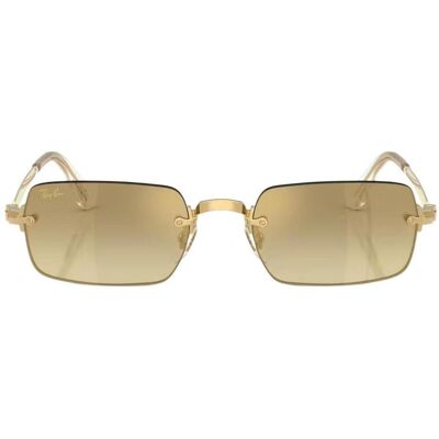 óculos de sol Ray-ban Rettangolare - Unisex 0RB3928 001/7I Gold ACC 54 óculos de sol Ray-ban Rettangolare - Unisex 0RB3928 001/7I Gold ACC 54