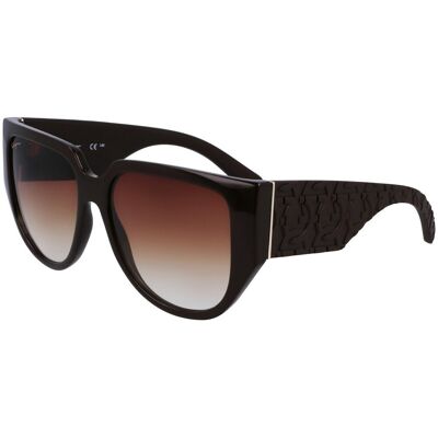 óculos de sol Salvatore Ferragamo SF1088SE Brown One Size óculos de sol Salvatore Ferragamo SF1088SE Brown One Size