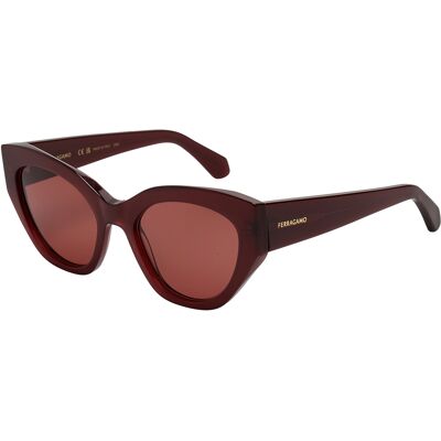 óculos de sol Salvatore Ferragamo SF1107S Bordeaux One Size óculos de sol Salvatore Ferragamo SF1107S Bordeaux One Size