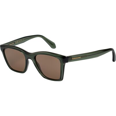 óculos de sol Salvatore Ferragamo SF2001S Green One Size óculos de sol Salvatore Ferragamo SF2001S Green One Size