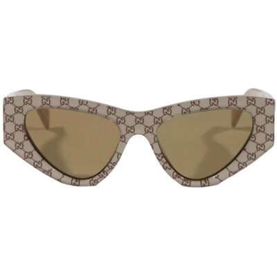 óculos de sol Gucci GG2019S 30017423005 Beige ACC 53 óculos de sol Gucci GG2019S 30017423005 Beige ACC 53
