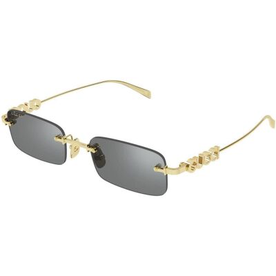 óculos de sol Gucci GG1808S 003 Gold ACC 52 óculos de sol Gucci GG1808S 003 Gold ACC 52