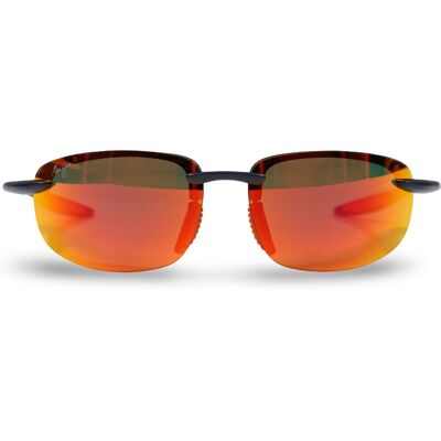 óculos de sol Maui Jim Hookipa Ultra UNISEX RM676-03A Orange One Size óculos de sol Maui Jim Hookipa Ultra UNISEX RM676-03A Orange One Size