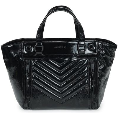 Τσάντες Χειρός Ikks 1440 MEDIUM ZIP VARNISH Black One Size Τσάντες Χειρός Ikks 1440 MEDIUM ZIP VARNISH Black One Size