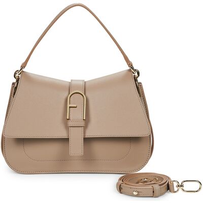 Τσάντες ώμου Furla FURLA FLOW M TOP HANDLE Brown One Size Τσάντες ώμου Furla FURLA FLOW M TOP HANDLE Brown One Size