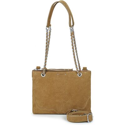 Τσάντες ώμου Ikks 1440 REPORTER WESTERN SUEDE Brown One Size Τσάντες ώμου Ikks 1440 REPORTER WESTERN SUEDE Brown One Size