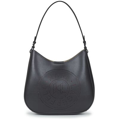 Τσάντες ώμου Karl Lagerfeld K/CIRCLE HOBO BAG PERFORATED Black Unique Τσάντες ώμου Karl Lagerfeld K/CIRCLE HOBO BAG PERFORATED Black Unique