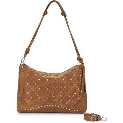 Τσάντες ώμου Desigual YANKEE LEIRIA MINI Brown One Size Τσάντες ώμου Desigual YANKEE LEIRIA MINI Brown One Size