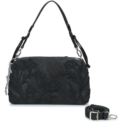 Τσάντες ώμου Desigual ROMEO FLORAL BERGAMO Black One Size Τσάντες ώμου Desigual ROMEO FLORAL BERGAMO Black One Size