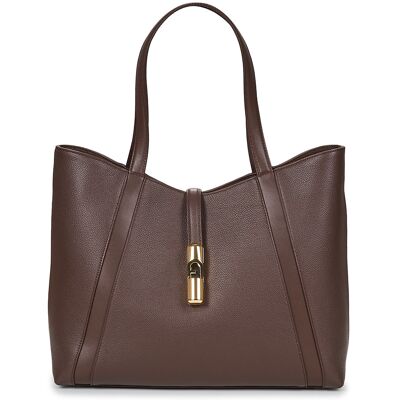 Τσάντες ώμου Furla FURLA GOCCIA L TOTE Brown One Size Τσάντες ώμου Furla FURLA GOCCIA L TOTE Brown One Size