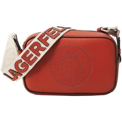 Τσάντα Karl Lagerfeld K Circle Slim Camera Bag Red One Size Τσάντα Karl Lagerfeld K Circle Slim Camera Bag Red One Size