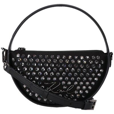 Τσάντες Χειρός Karl Lagerfeld K Signature Sp Round Bag Emb Black One Size Τσάντες Χειρός Karl Lagerfeld K Signature Sp Round Bag Emb Black One Size