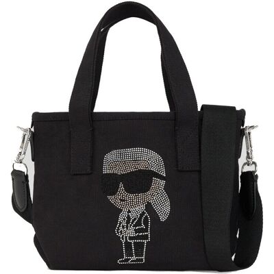 Shopping bag Karl Lagerfeld Ikon Rhinestone Sm Shopper Black One Size Shopping bag Karl Lagerfeld Ikon Rhinestone Sm Shopper Black One Size