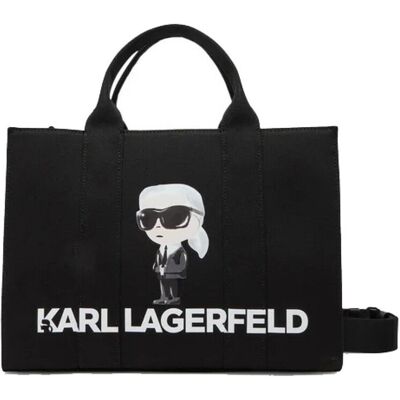 Τσάντες Χειρός Karl Lagerfeld Ikon Karl Square Tote Black One Size Τσάντες Χειρός Karl Lagerfeld Ikon Karl Square Tote Black One Size