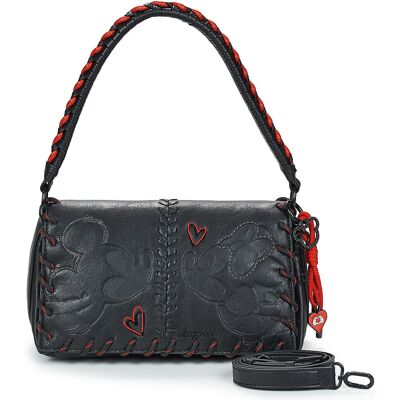 Τσάντες ώμου Desigual BAG ALL MICKEY NARON MEDIUM FLAP Black One Size Τσάντες ώμου Desigual BAG ALL MICKEY NARON MEDIUM FLAP Black One Size