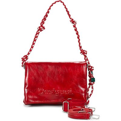 Τσάντες ώμου Desigual BAG_HALF LOGO VENECIA 4.0 RED Red One Size Τσάντες ώμου Desigual BAG_HALF LOGO VENECIA 4.0 RED Red One Size