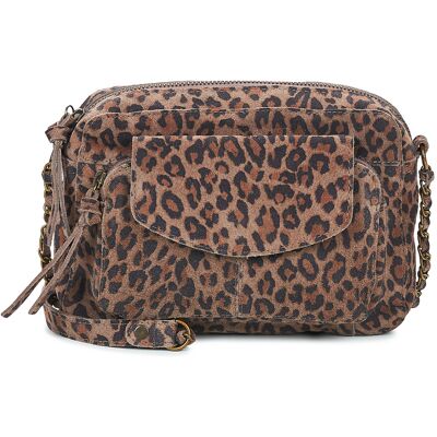 Τσάντες ώμου Pieces PCNAINA LEATHER CROSS BODY Brown One Size Τσάντες ώμου Pieces PCNAINA LEATHER CROSS BODY Brown One Size