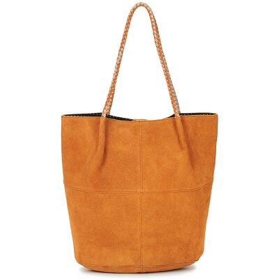Τσάντες ώμου Pieces PCBRIANNA SUEDE SHOPPER Brown One Size Τσάντες ώμου Pieces PCBRIANNA SUEDE SHOPPER Brown One Size