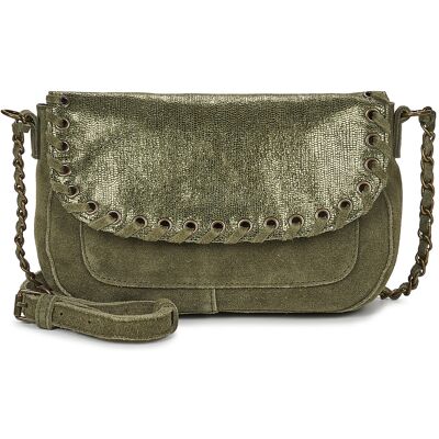 Τσάντες ώμου Pieces PCBINIA SUEDE CROSS BODY Kaki One Size Τσάντες ώμου Pieces PCBINIA SUEDE CROSS BODY Kaki One Size