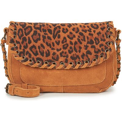 Τσάντες ώμου Pieces PCBINIA SUEDE CROSS BODY Brown One Size Τσάντες ώμου Pieces PCBINIA SUEDE CROSS BODY Brown One Size