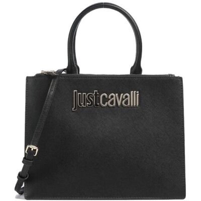 Τσάντες Χειρός Roberto Cavalli Jc Lettering 1 Black One Size Τσάντες Χειρός Roberto Cavalli Jc Lettering 1 Black One Size