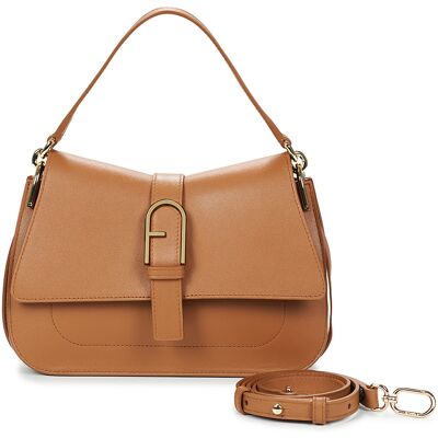 Τσάντες ώμου Furla FURLA FLOW M TOP HANDLE Brown One Size Τσάντες ώμου Furla FURLA FLOW M TOP HANDLE Brown One Size