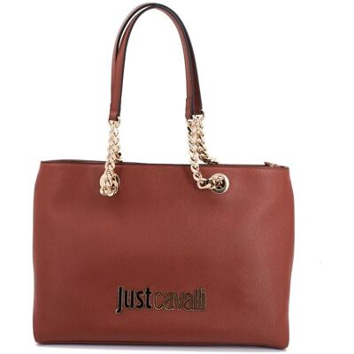 Τσάντες ώμου Roberto Cavalli Jc Lettering 9 Brown One Size Τσάντες ώμου Roberto Cavalli Jc Lettering 9 Brown One Size