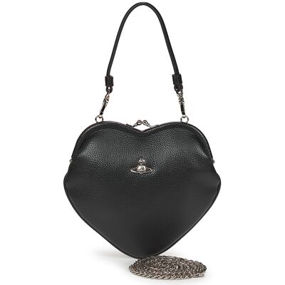 Τσάντες ώμου Vivienne Westwood BELLE HEART FRAME PURSE Black One Size Τσάντες ώμου Vivienne Westwood BELLE HEART FRAME PURSE Black One Size