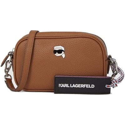 Τσάντες ώμου Karl Lagerfeld Ikon Pebble Slim Camera Ba Brown One Size Τσάντες ώμου Karl Lagerfeld Ikon Pebble Slim Camera Ba Brown One Size