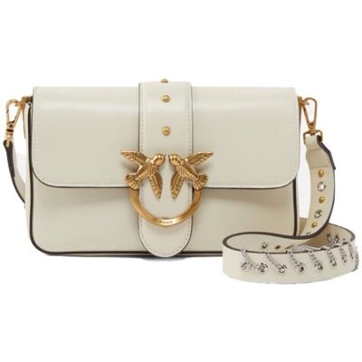 Τσάντες ώμου Pinko Love One Mini Slouchy Άσπρο One Size Τσάντες ώμου Pinko Love One Mini Slouchy Άσπρο One Size