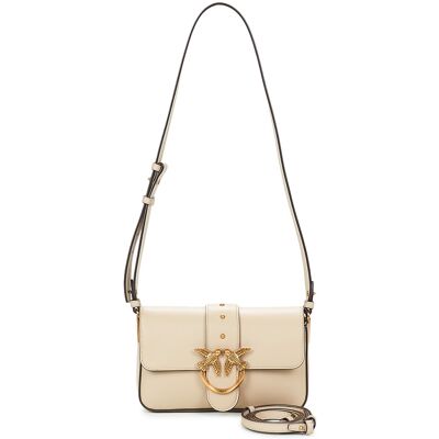 Τσάντες ώμου Pinko LOVE ONE MINI SLOUCHY FL Beige One Size Τσάντες ώμου Pinko LOVE ONE MINI SLOUCHY FL Beige One Size