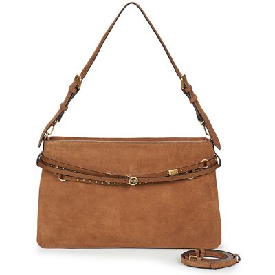 Τσάντες ώμου Pinko BELT BAG BIG SUEDE Brown One Size Τσάντες ώμου Pinko BELT BAG BIG SUEDE Brown One Size