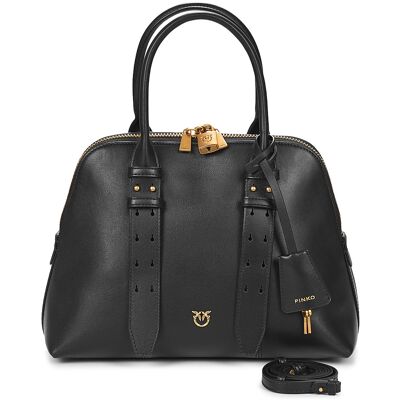 Τσάντες Χειρός Pinko BOWLING BAG MEDIUM VITELLO Black One Size Τσάντες Χειρός Pinko BOWLING BAG MEDIUM VITELLO Black One Size