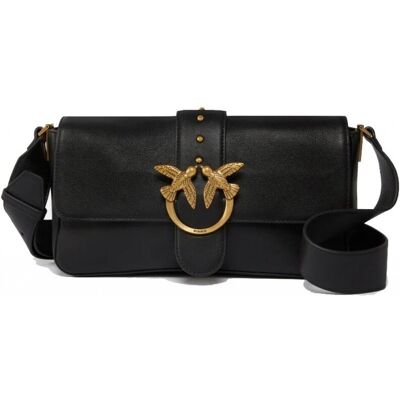 Τσάντες ώμου Pinko Love One Mini Slouchy Black One Size Τσάντες ώμου Pinko Love One Mini Slouchy Black One Size