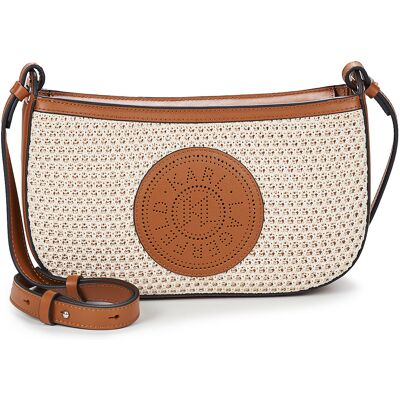 Τσάντες ώμου Karl Lagerfeld K/CIRCLE SADDLE CB RAFFIA MESH Beige Unique Τσάντες ώμου Karl Lagerfeld K/CIRCLE SADDLE CB RAFFIA MESH Beige Unique