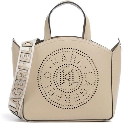 Τσάντες Χειρός Karl Lagerfeld K Circle Sm Tote Perforate Beige One Size Τσάντες Χειρός Karl Lagerfeld K Circle Sm Tote Perforate Beige One Size
