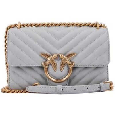 Τσάντες ώμου Pinko Love One Mini Dc Sheep Grey One Size Τσάντες ώμου Pinko Love One Mini Dc Sheep Grey One Size